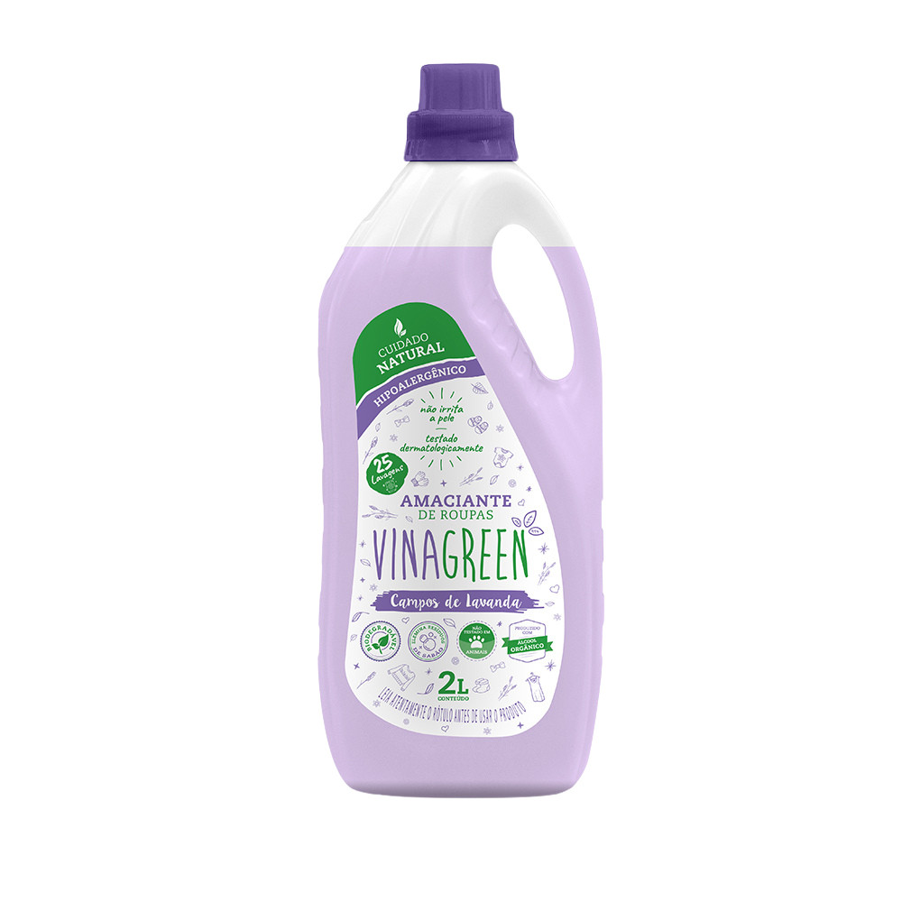 Vinagreen Amaciante de Roupas Campos de Lavanda 2 Litros Vinagreen Amaciante de Roupas Campos de Lavanda 2 Litros