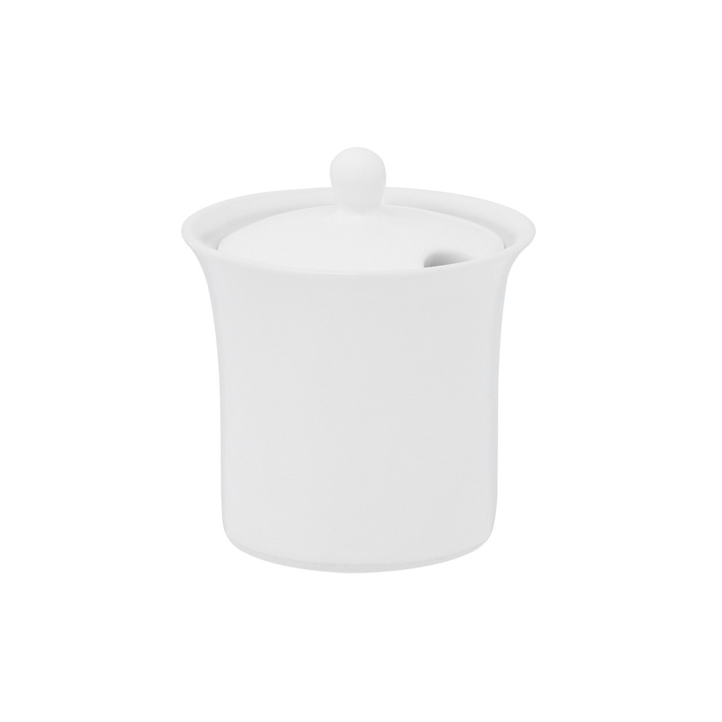 Açucareiro Porcelana Com Tampa 200ml Branco Oxford Açucareiro Porcelana Com Tampa 200ml Branco Oxford