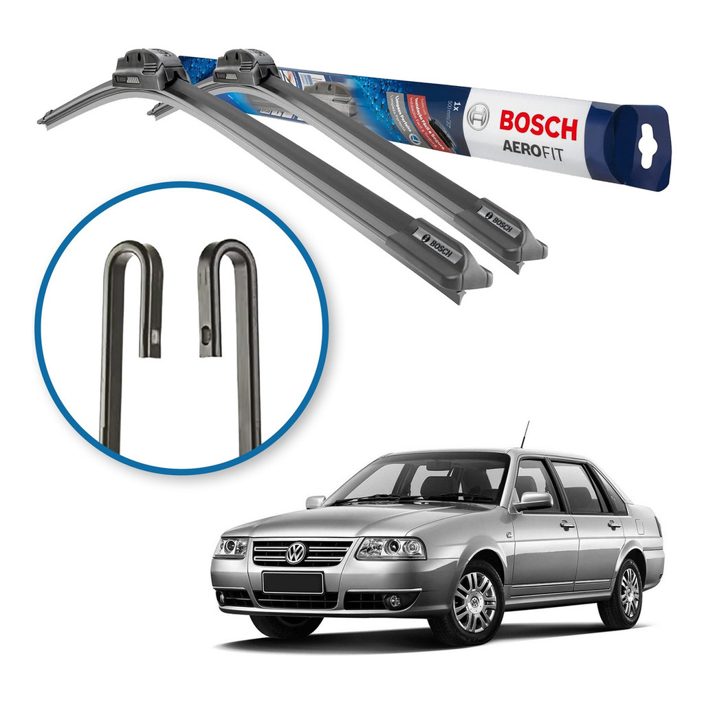 Palheta Limpador Parabrisa Original Bosch Volkswagen Santana 1998 A 2006 Palheta Limpador Parabrisa Original Bosch Volkswagen Santana 1998 A 2006