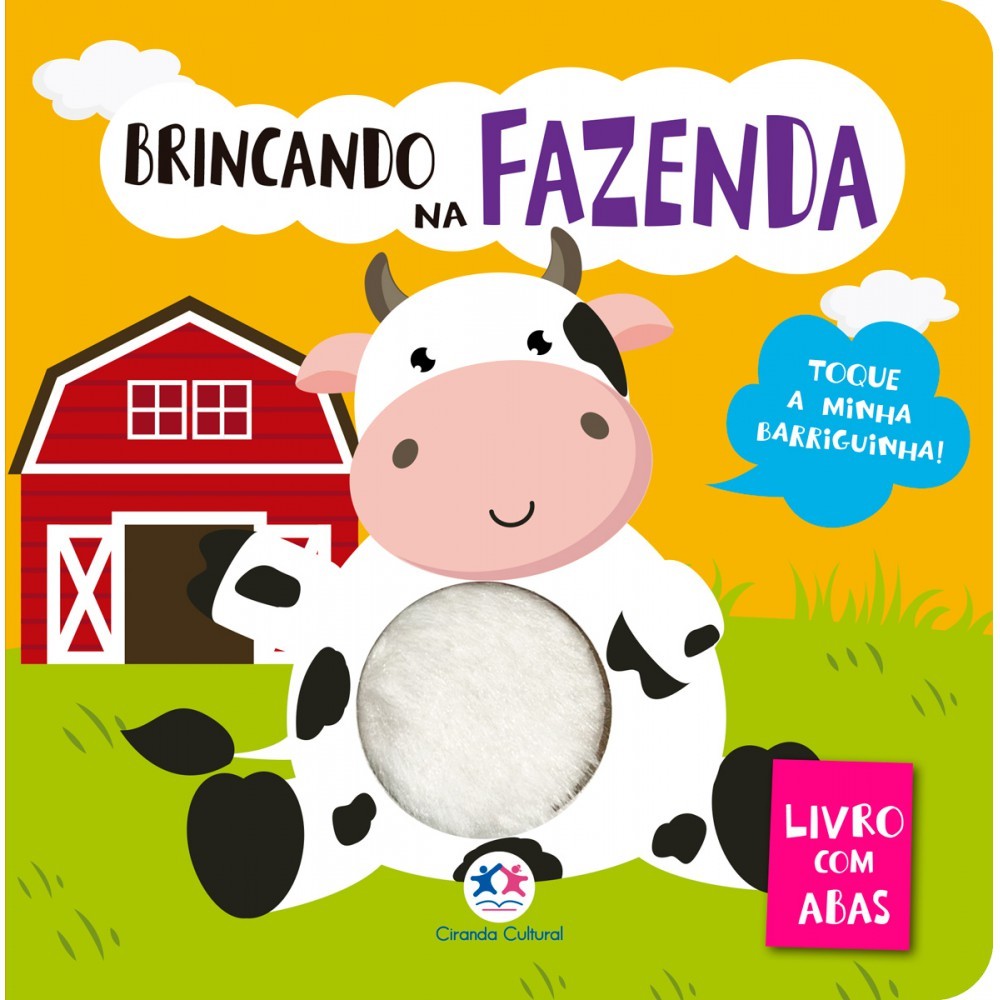Livro Toque e sinta Brincando na Fazenda Livro Toque e sinta Brincando na Fazenda