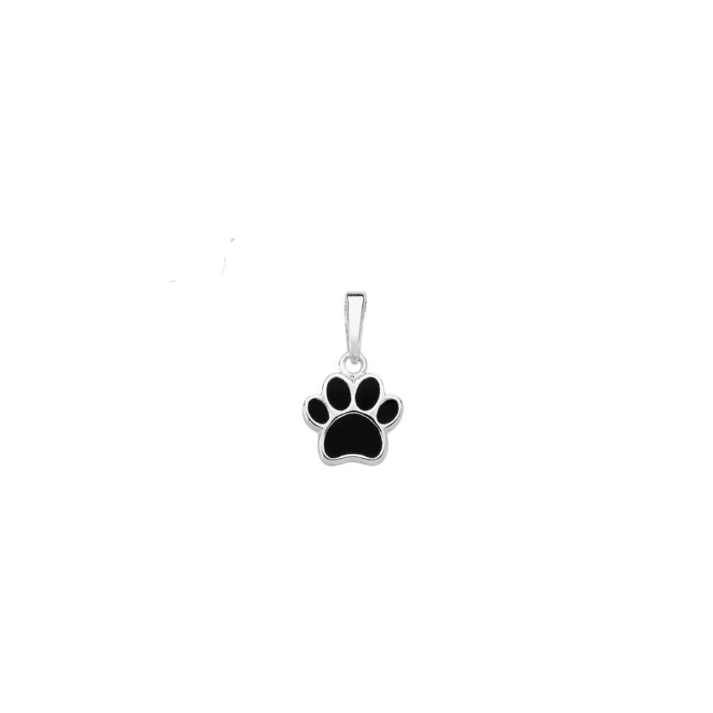 Pingente de Prata 925 Patinha de Cachorro 9mm Pingente de Prata 925 Patinha de Cachorro 9mm