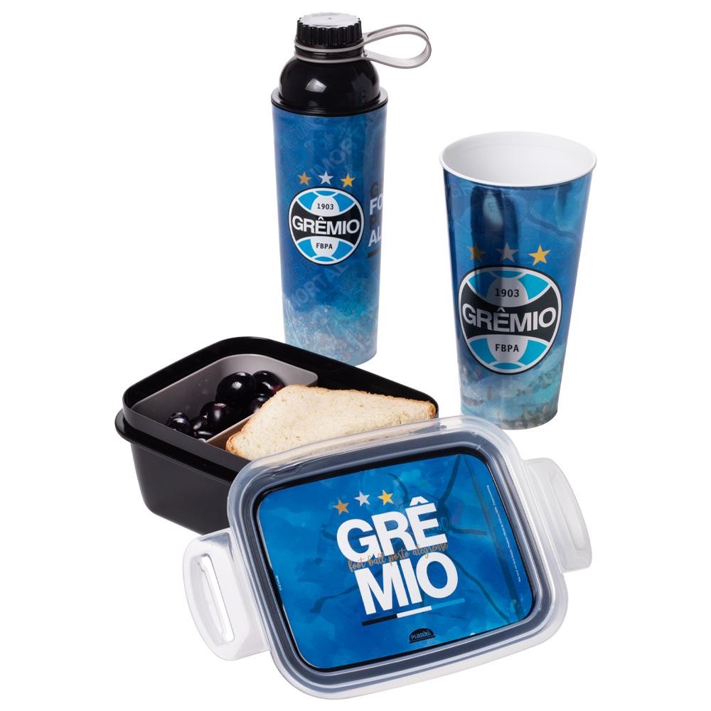 Kit Torcedor 3 Peças Grêmio Futebol Plasútil Kit Torcedor 3 Peças Grêmio Futebol Plasútil