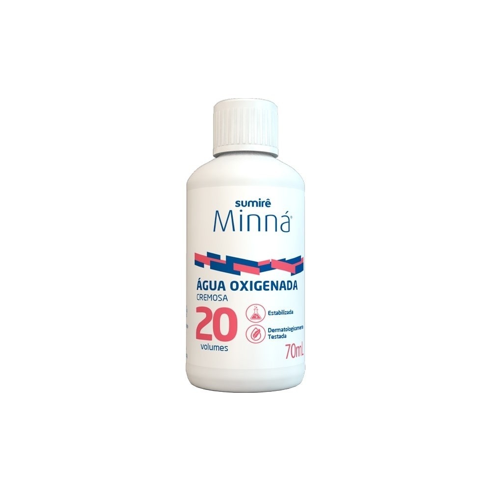 água Oxigenada Minná Cremosa 20 Volumes 70ml água Oxigenada Minná Cremosa 20 Volumes 70ml