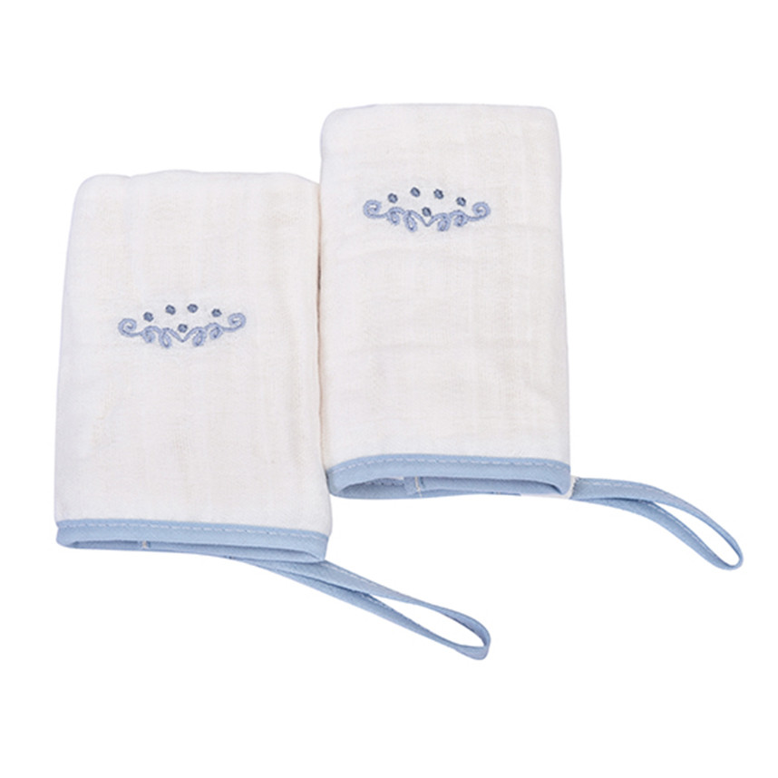 Kit Pano De Boca Minasrey Soft Com Prendedor Raminho Azul – 2 Peças Kit Pano De Boca Minasrey Soft Com Prendedor Raminho Azul – 2 Peças