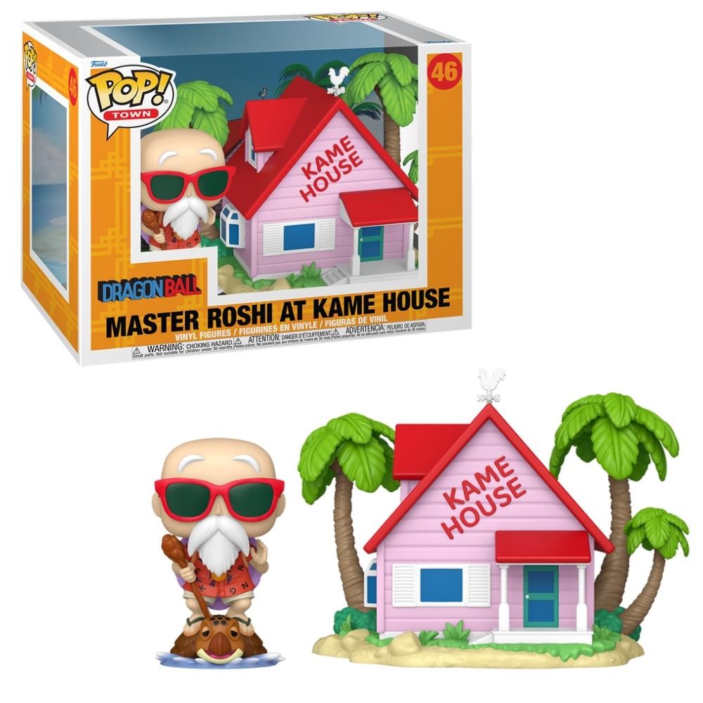 Boneco Funko Pop! Town Dragon Ball – Casa do Mestre Kame Boneco Funko Pop! Town Dragon Ball – Casa do Mestre Kame
