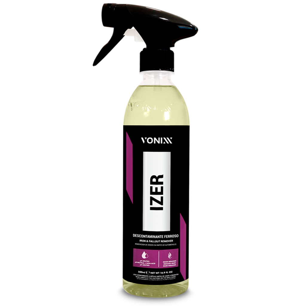 Limpador De Rodas Descontaminante Ferroso Alta Performance Vonixx Izer 500ml Remove Ferrugem Limpador De Rodas Descontaminante Ferroso Alta Performance Vonixx Izer 500ml Remove Ferrugem