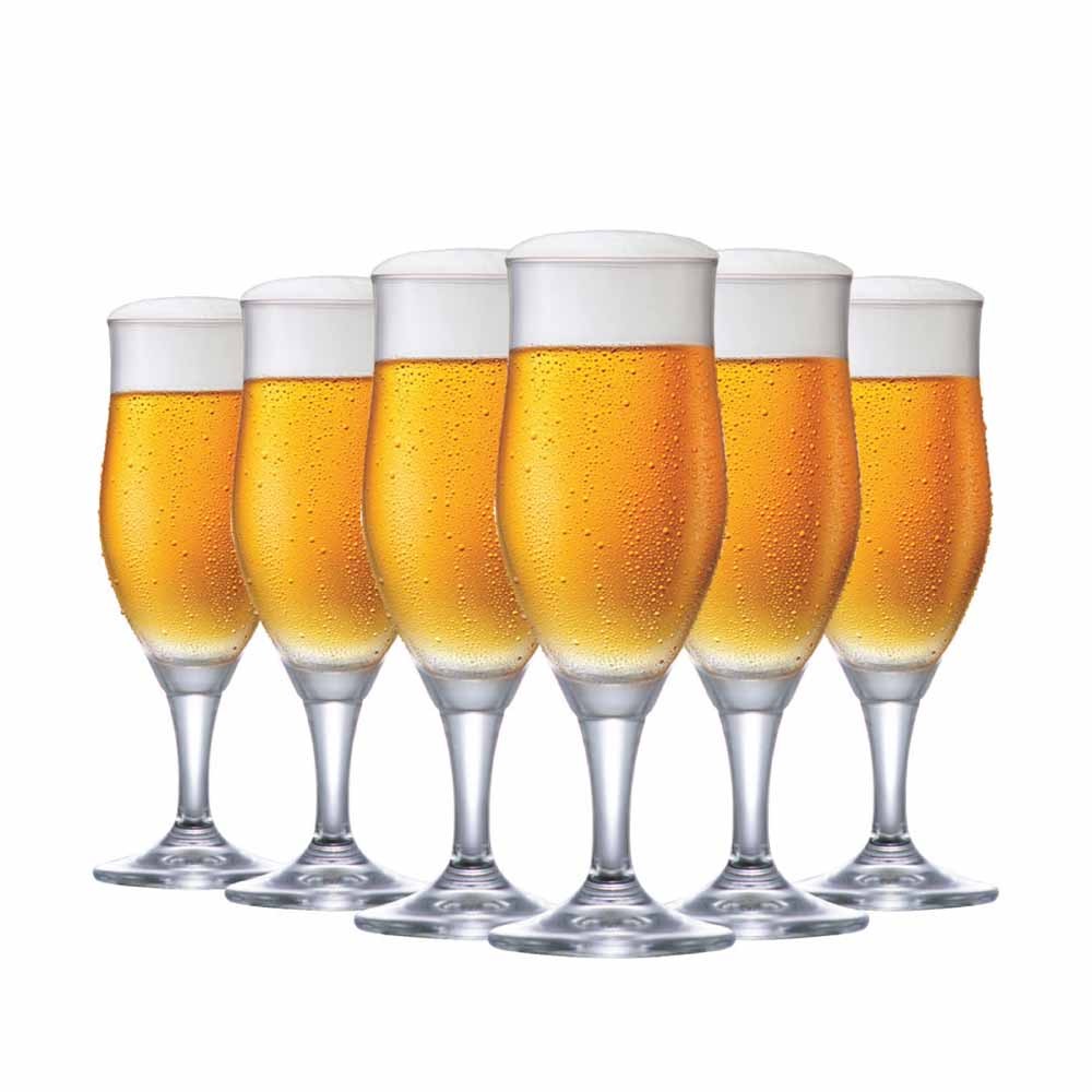 Jogo de Taças de Cristal Sparkling para Cerveja 265ml, 6 pcs – Ruvolo Jogo de Taças de Cristal Sparkling para Cerveja 265ml, 6 pcs – Ruvolo