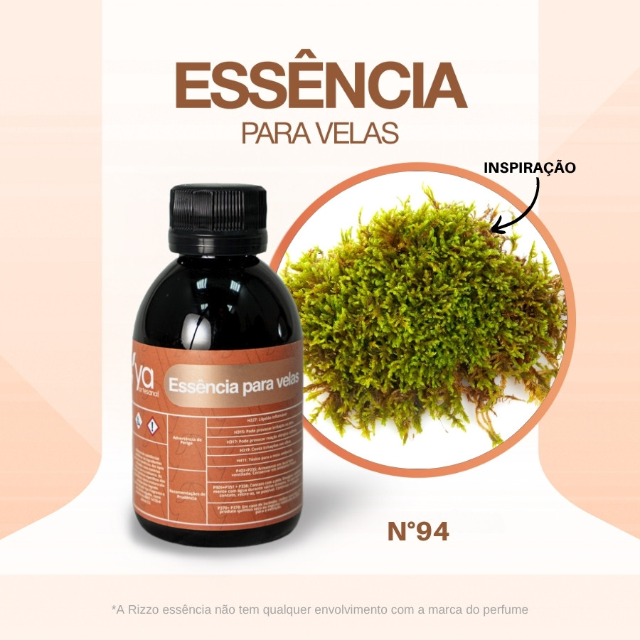 Essência Musgo de Carvalho Concentrada Para Velas N°94 – 100g – 1 unidade – Vya – Rizzo Essência Musgo de Carvalho Concentrada Para Velas N°94 – 100g – 1 unidade – Vya – Rizzo