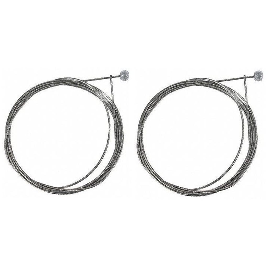 2x Cabos De Freio Para Bicicleta Em Aço Longo 1900 mm MTB 2x Cabos De Freio Para Bicicleta Em Aço Longo 1900 mm MTB