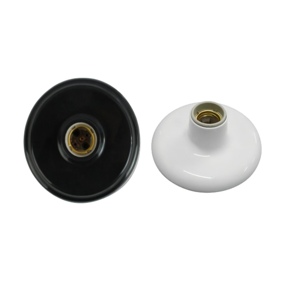 Plafon de Plástico Foxlux Bocal Porcelana E-27 | resistência, design prático Plafon de Plástico Foxlux Bocal Porcelana E-27 | resistência, design prático