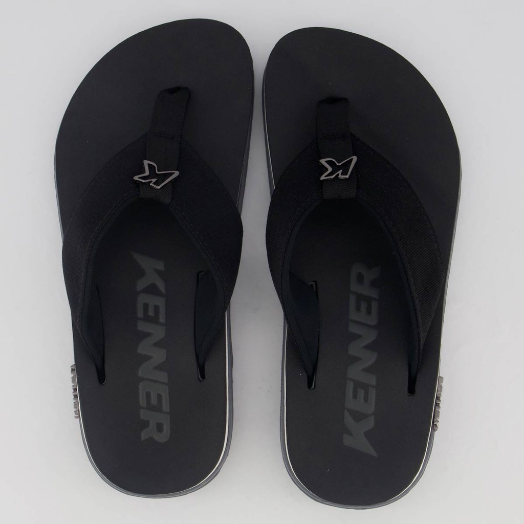 Chinelo Kenner Kivah II Preto e Cinza Chinelo Kenner Kivah II Preto e Cinza