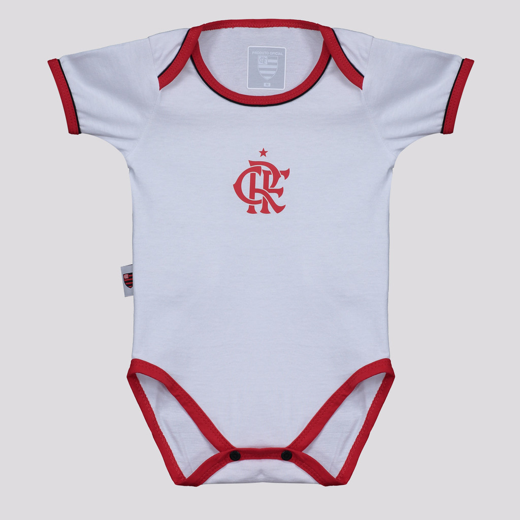 Body Flamengo Americano Branco Body Flamengo Americano Branco