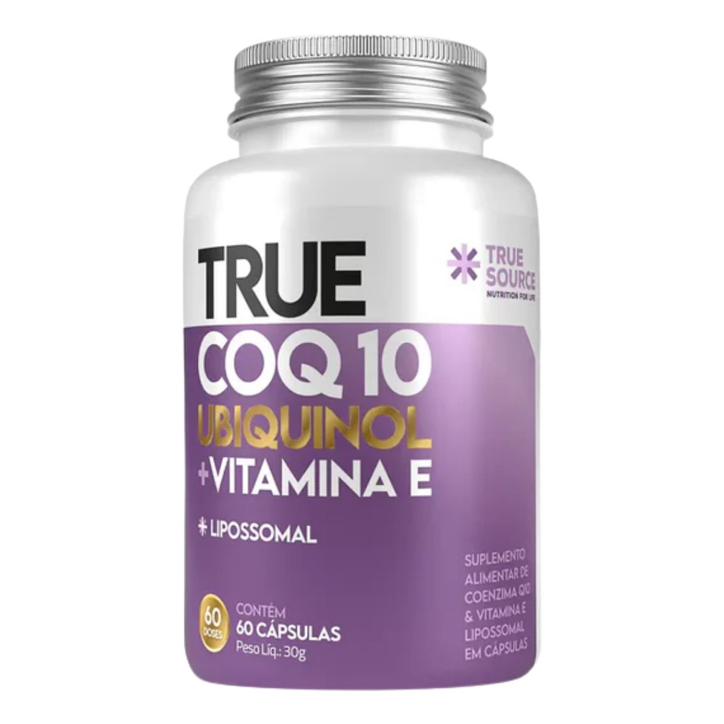 Coenzima Q10 Lipossomal C/Ubiquinol 60 cápsulas True Source Coenzima Q10 Lipossomal C/Ubiquinol 60 cápsulas True Source