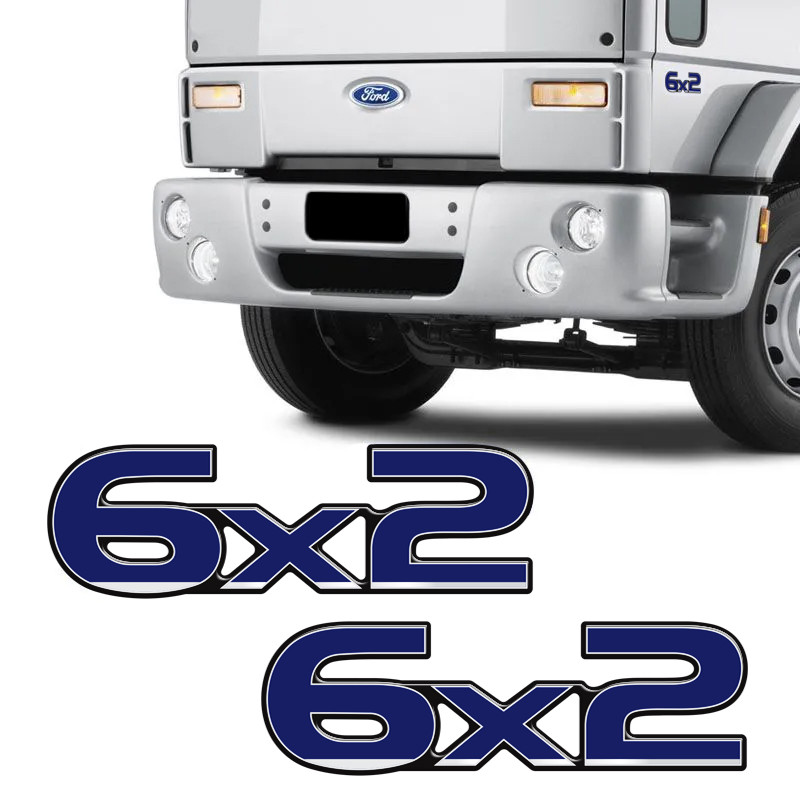 Par De Emblemas Ford Cargo 6×2 Adesivo Resinado Caminhão Par De Emblemas Ford Cargo 6×2 Adesivo Resinado Caminhão