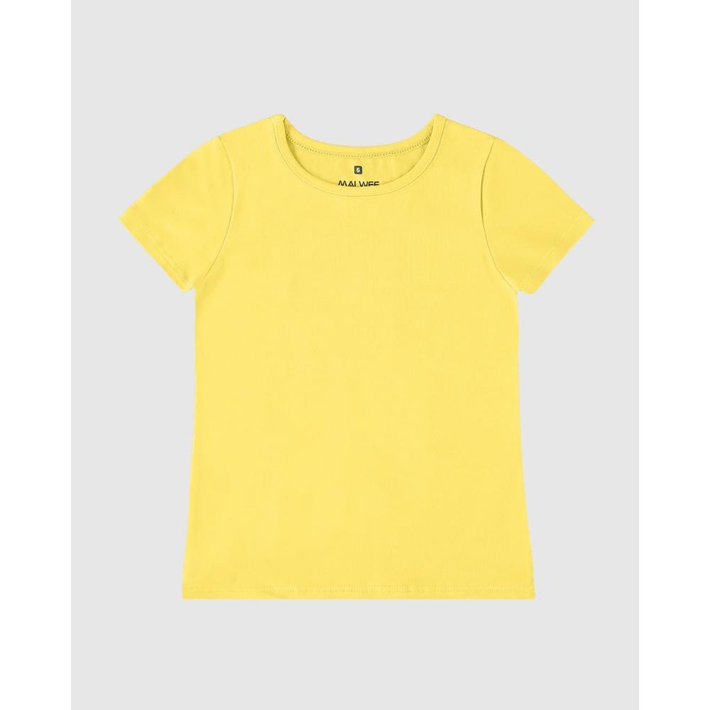 Blusa Infantil Menina Decote Redondo Em Algodão Malwee Kids Blusa Infantil Menina Decote Redondo Em Algodão Malwee Kids