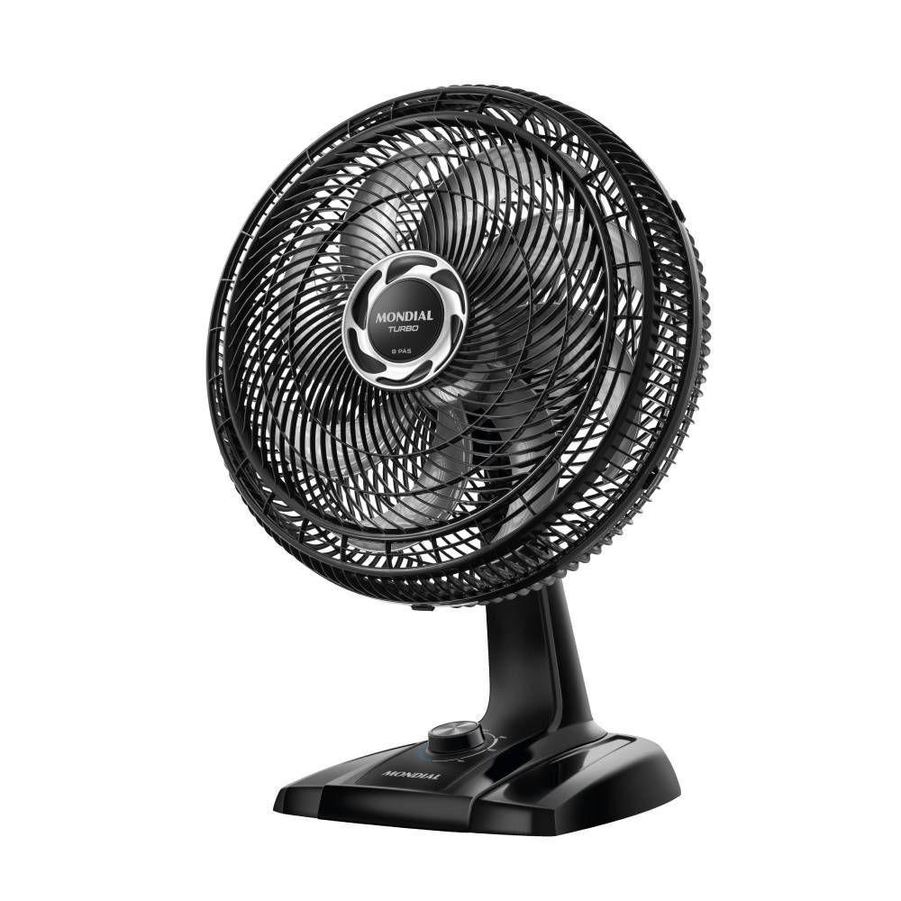 Ventilador de Mesa Mondial TURBO 40CM 8 Pás Preto 127V Ventilador de Mesa Mondial TURBO 40CM 8 Pás Preto 127V