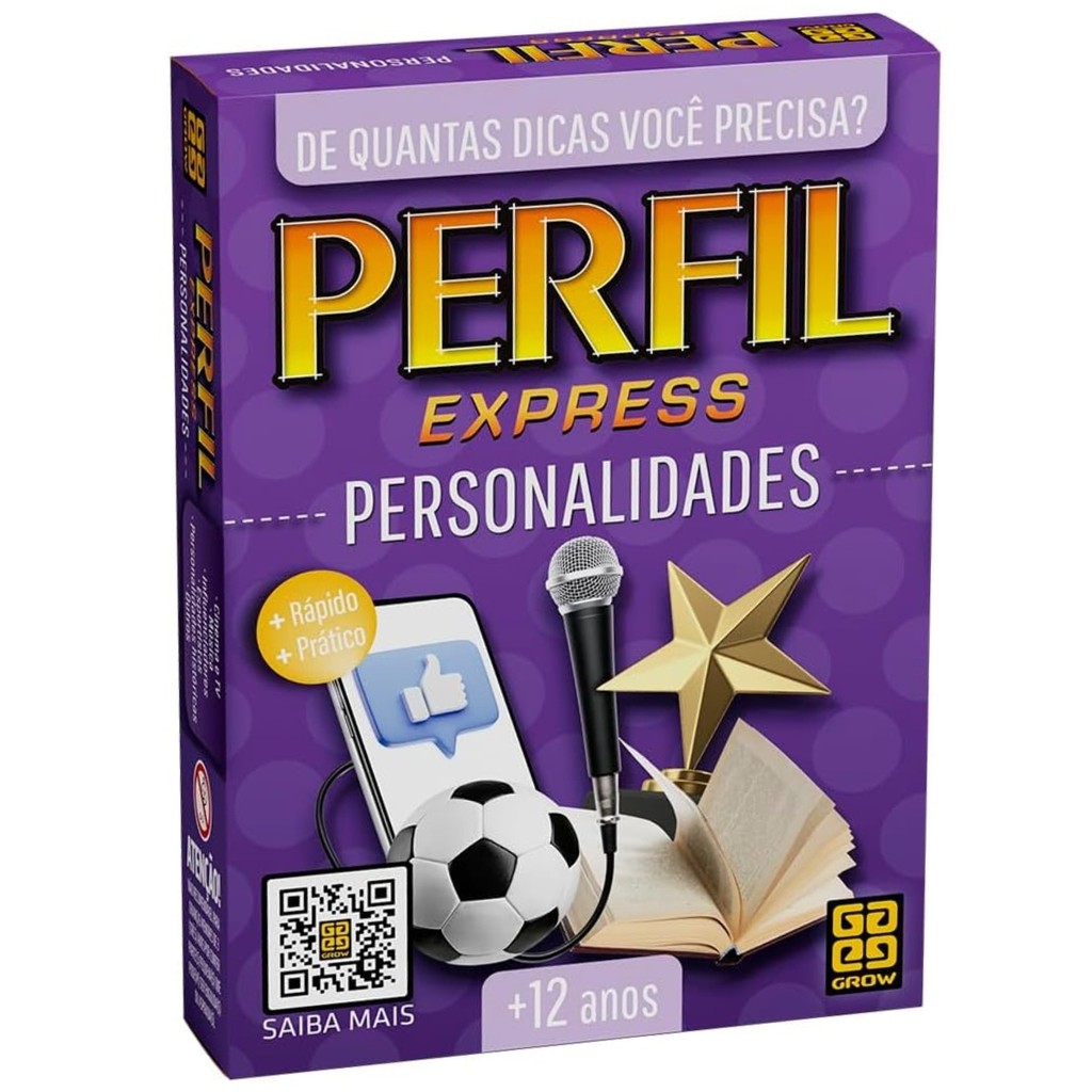 Jogo De Tabuleiro Perfil Express Personalidades – Grow Jogo De Tabuleiro Perfil Express Personalidades – Grow