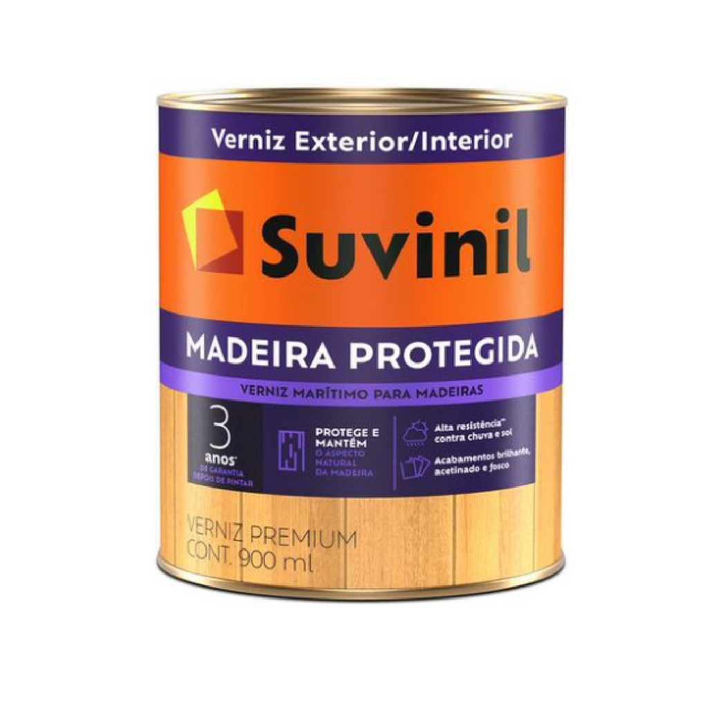 VERNIZ SUVINIL MADEIRA PROTEGIDA BRILHANTE NATURAL 900ML VERNIZ SUVINIL MADEIRA PROTEGIDA BRILHANTE NATURAL 900ML