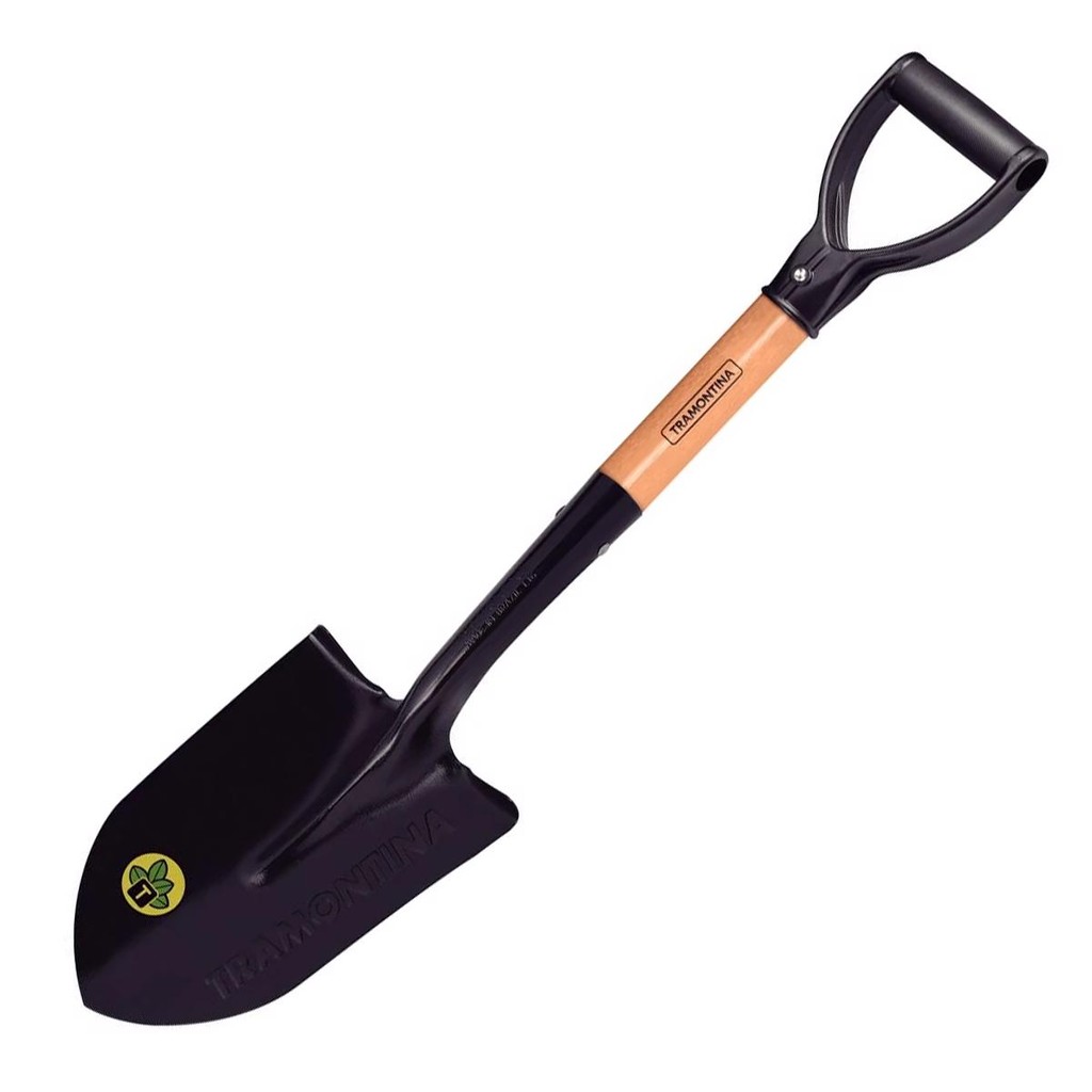 Pá de Bico Pequena em Aço Com Cabo de Madeira 45cm (77498/404) – Tramontina Pá de Bico Pequena em Aço Com Cabo de Madeira 45cm (77498/404) – Tramontina