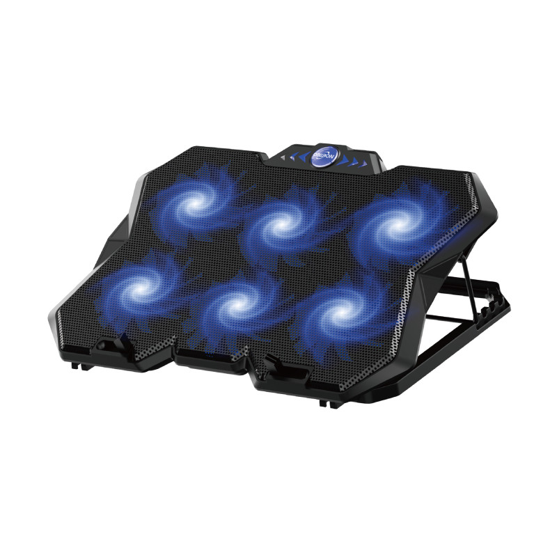 Suporte Notebook Cooler USB 12″ a 19″ 6 Ventoinhas Ângulo Ajustável Oberon OR-SP251 Suporte Notebook Cooler USB 12″ a 19″ 6 Ventoinhas Ângulo Ajustável Oberon OR-SP251