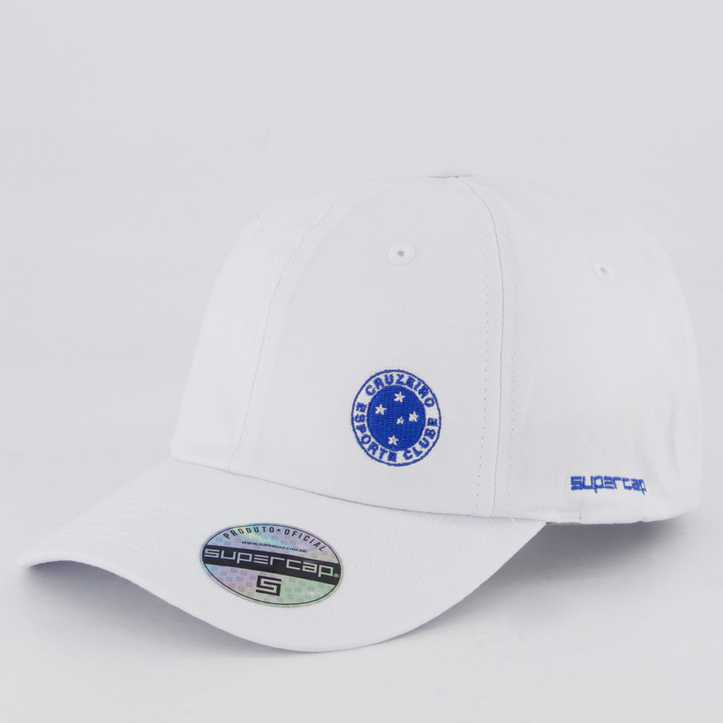 Boné Cruzeiro 6 Gomos Branco Boné Cruzeiro 6 Gomos Branco