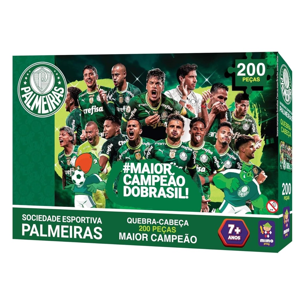 Quebra-Cabeça Puzzle Coleção Palmeiras 200 Peças Mimo Toys – 2557 Quebra-Cabeça Puzzle Coleção Palmeiras 200 Peças Mimo Toys – 2557