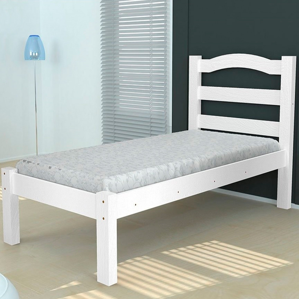 Cama de Solteiro Robusta para Colchão de 88×188 Araúna Cama de Solteiro Robusta para Colchão de 88×188 Araúna