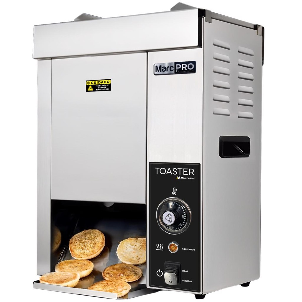 Toaster Vertical MarcPro Tostadeira De Pão 2000w (220V) Marchesoni Toaster Vertical MarcPro Tostadeira De Pão 2000w (220V) Marchesoni