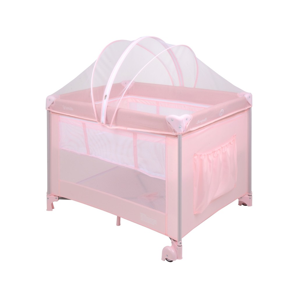 Berço Portátil Serenata Pink Burigotto Cercadinho Bebê Berço Portátil Serenata Pink Burigotto Cercadinho Bebê