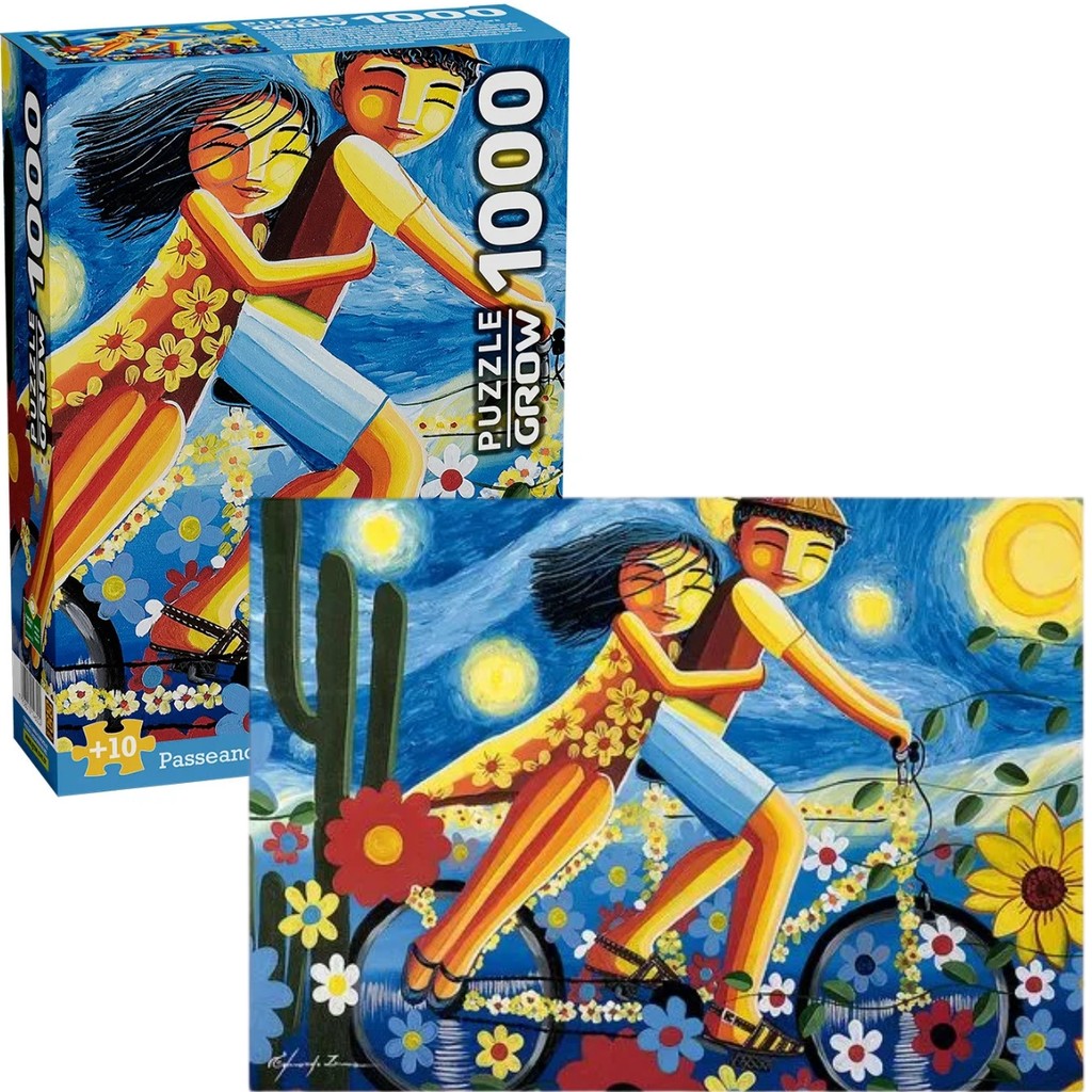 Quebra-cabeça 1000 peças sob o Céu Estrelado – 4600 Grow Quebra-cabeça 1000 peças sob o Céu Estrelado – 4600 Grow