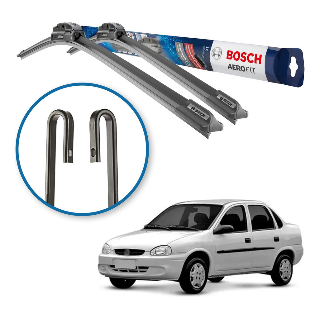 Palheta Limpador Parabrisa Original Bosch Chevrolet Corsa Sedan 1995 A 2006 Palheta Limpador Parabrisa Original Bosch Chevrolet Corsa Sedan 1995 A 2006