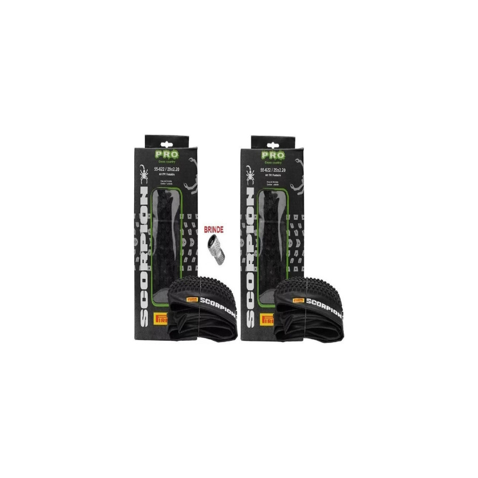 Par Pneus Pirelli Scorpion Pro 29 X2.20 Kevlar Mtb Par Pneus Pirelli Scorpion Pro 29 X2.20 Kevlar Mtb