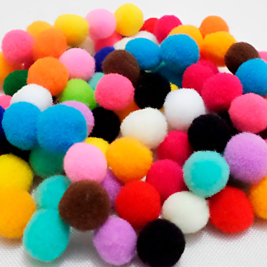 Pompom Decorativo Colorido – 1,5cm – 1000 unidades – Artlille – Rizzo Pompom Decorativo Colorido – 1,5cm – 1000 unidades – Artlille – Rizzo