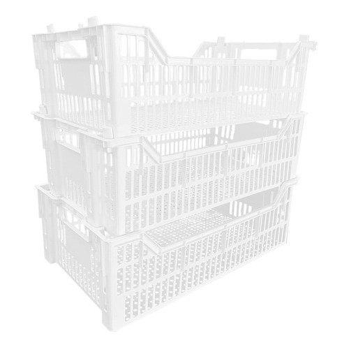 Kit 10 Peças Caixas Plásticas Hortifruti Organizadora P/ Frutas Legumes Verduras Várias Cores Kit 10 Peças Caixas Plásticas Hortifruti Organizadora P/ Frutas Legumes Verduras Várias Cores