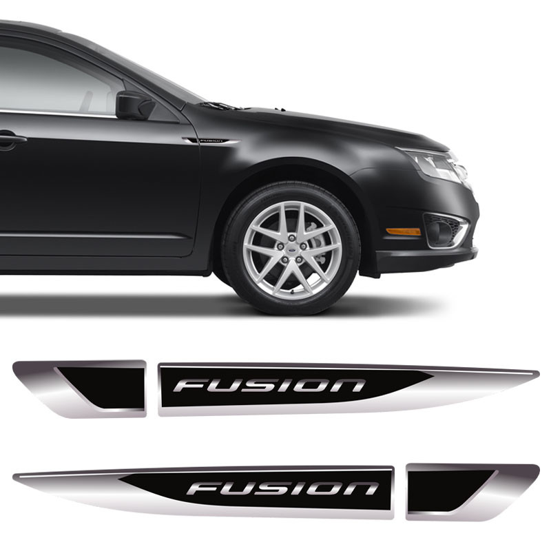 Aplique Lateral Ford Fusion Decorativo Emblema Resinado Par Aplique Lateral Ford Fusion Decorativo Emblema Resinado Par