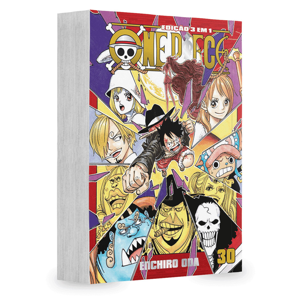 Mangá – One Piece 3 Em 1 Vol. 30 – Novo/Lacrado Mangá – One Piece 3 Em 1 Vol. 30 – Novo/Lacrado