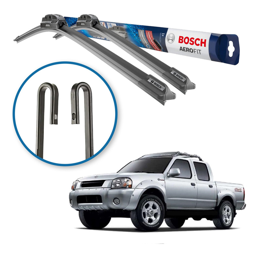 Palheta Limpador Parabrisa Original Bosch Nissan Frontier 1997 A 2007 Palheta Limpador Parabrisa Original Bosch Nissan Frontier 1997 A 2007