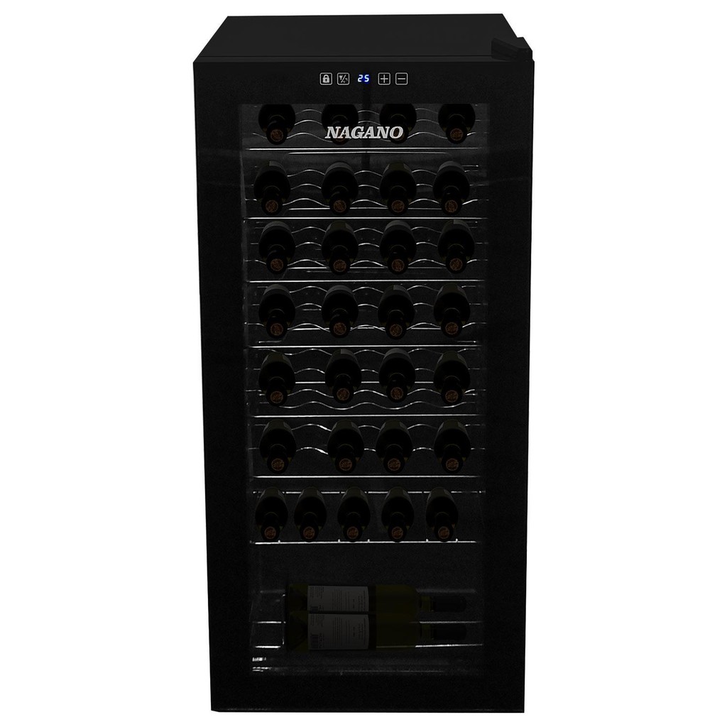 Adega de Vinhos Climatizada 32 Garrafas 94 L Display Digital Adega de Vinhos Climatizada 32 Garrafas 94 L Display Digital