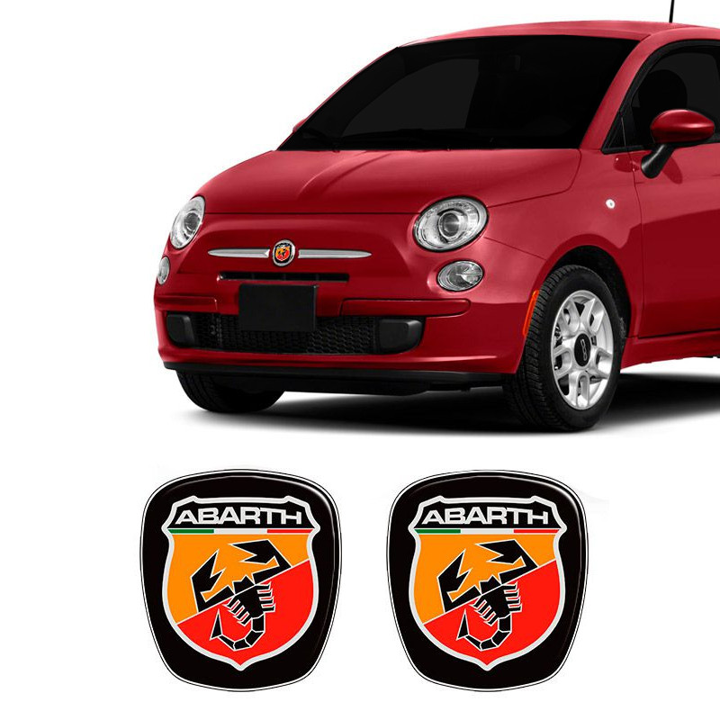 Kit 2 Adesivos Emblemas Fiat 500 Abarth 2009 Ate 2017 Kit 2 Adesivos Emblemas Fiat 500 Abarth 2009 Ate 2017