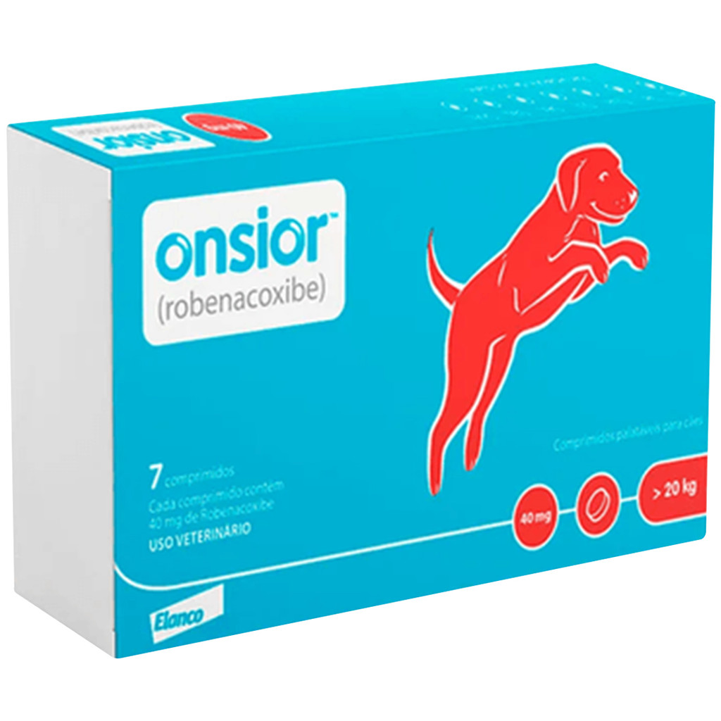 Onsior 40mg para Cães acima de 20kg – 7 Comprimidos – Elanco Onsior 40mg para Cães acima de 20kg – 7 Comprimidos – Elanco