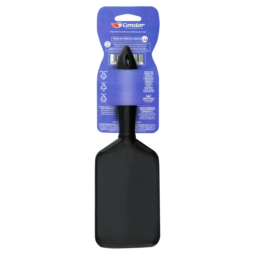 Escova para Cabelo Almofadada Condor Bellê! Escova para Cabelo Almofadada Condor Bellê!