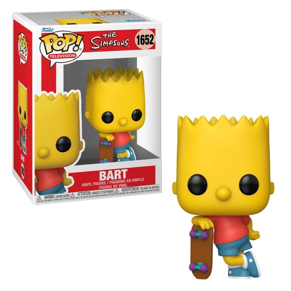 Boneco Funko Pop! Os Simpsons – Bart com Skate Boneco Funko Pop! Os Simpsons – Bart com Skate
