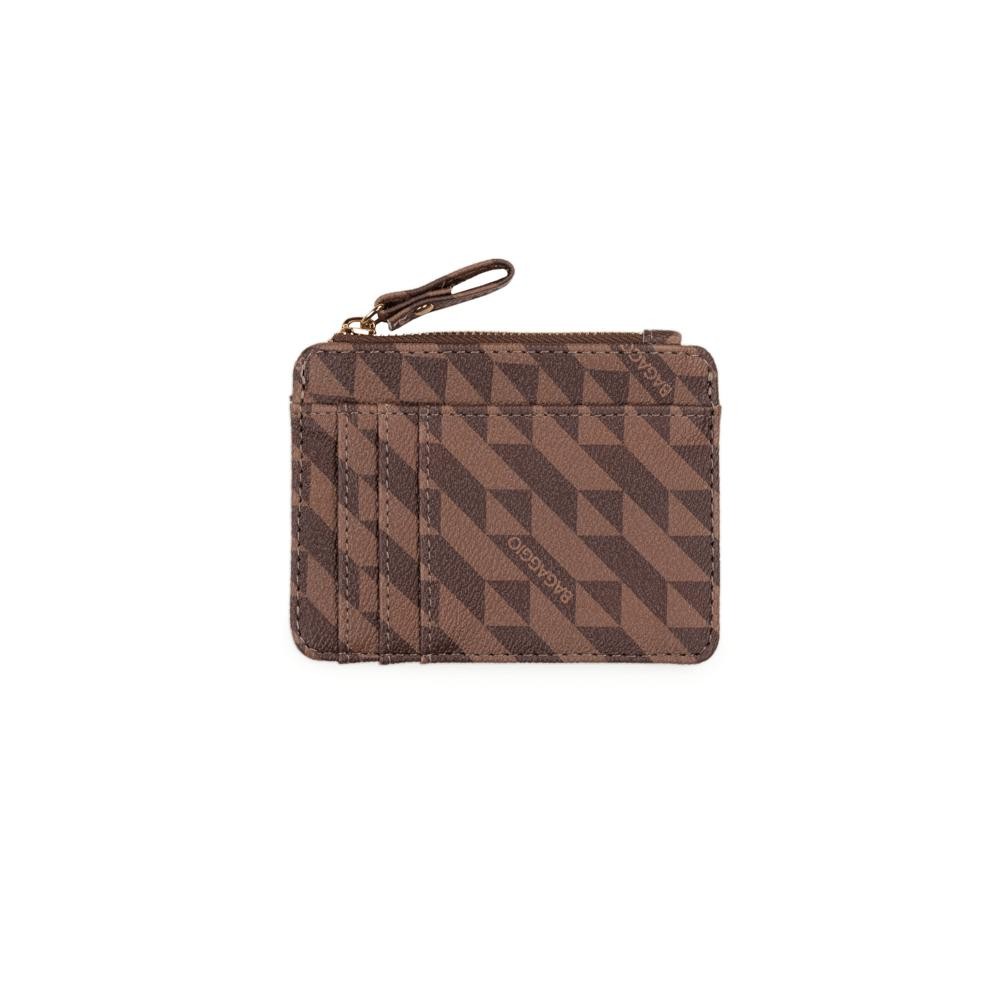 Porta Cartão Feminino Monograma BG Marrom Porta Cartão Feminino Monograma BG Marrom