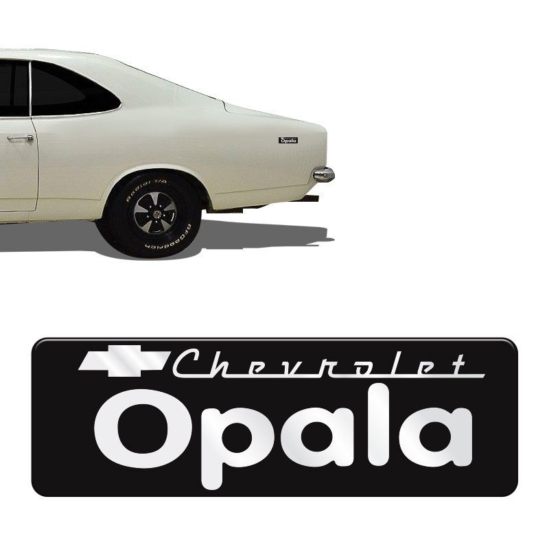 Adesivo Chevrolet Opala Cromado Resinado Emblema Universal Adesivo Chevrolet Opala Cromado Resinado Emblema Universal