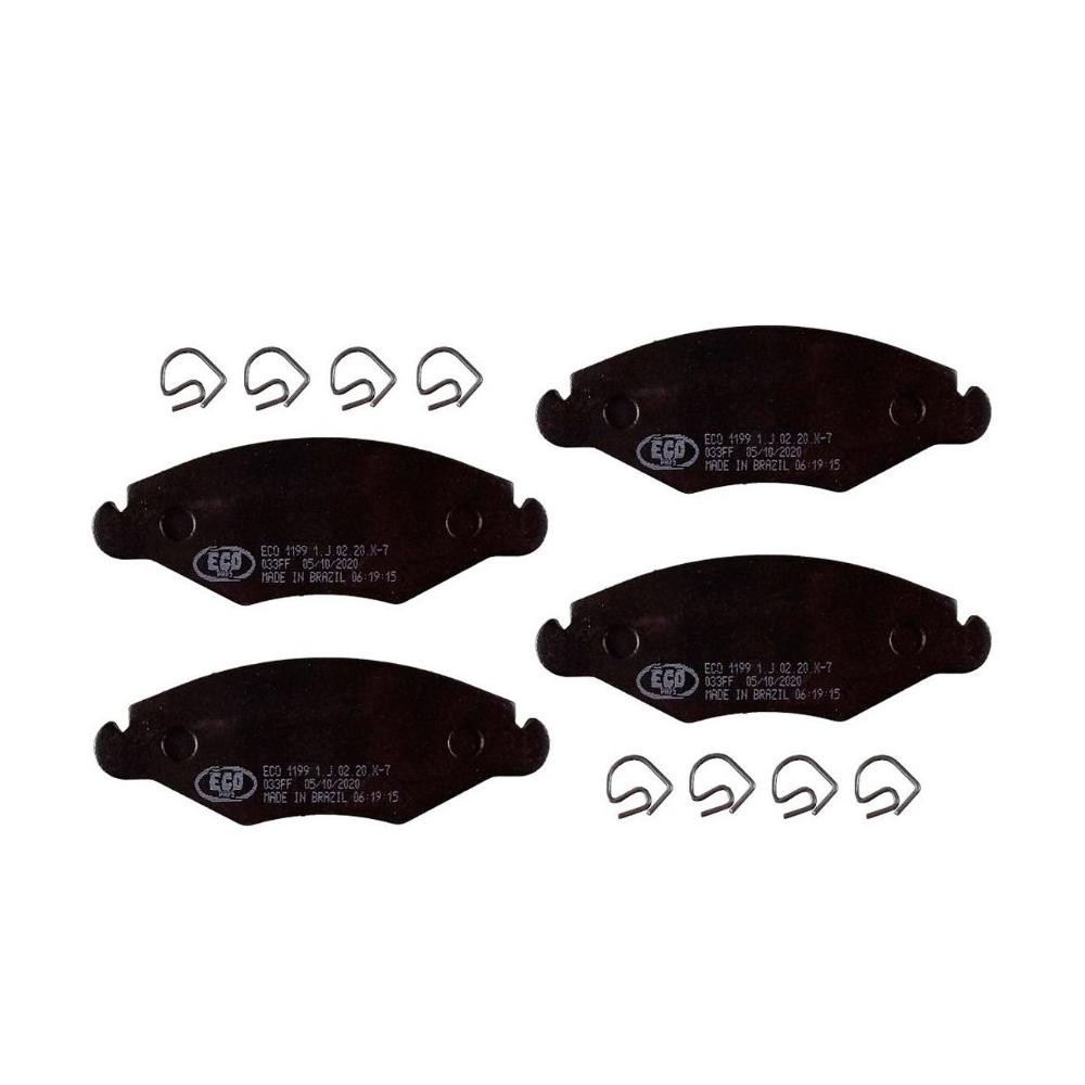 Pastilha Freio Dianteiro 207 2007 a 2015 Ecopads ECO1199 Pastilha Freio Dianteiro 207 2007 a 2015 Ecopads ECO1199