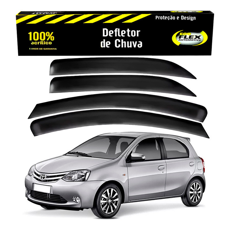 Jogo Calha Defletor Chuva Etios 1.3 1.5 2012 A 2016 Jogo Calha Defletor Chuva Etios 1.3 1.5 2012 A 2016