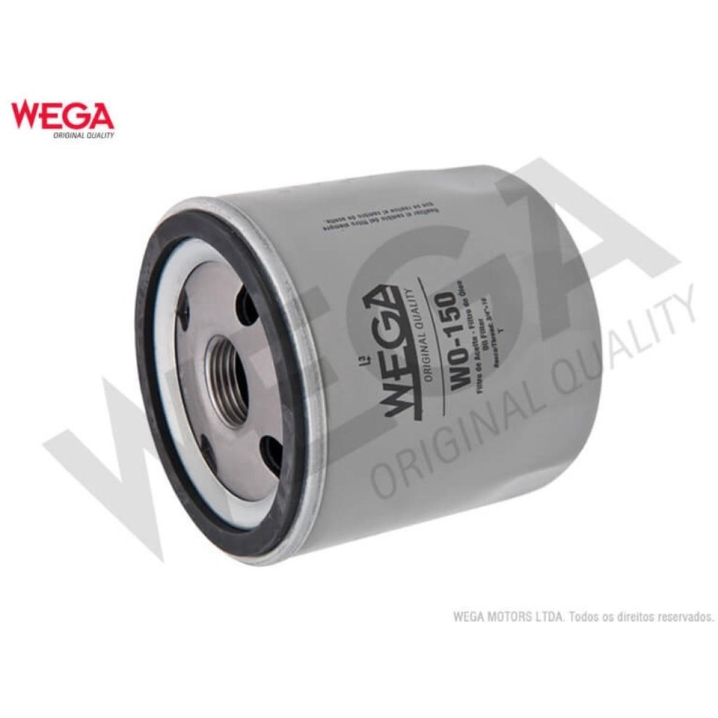 Filtro óleo Chery Face 2010 a 2017 Wega WO-150 Filtro óleo Chery Face 2010 a 2017 Wega WO-150