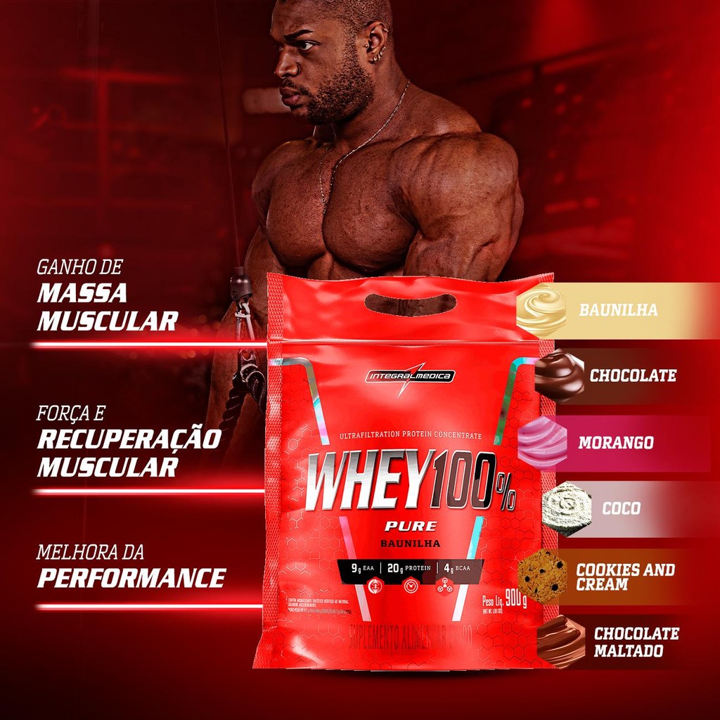 Kit Creatina 100% Pura 150g + Whey 100% 900g Pouch Kit Creatina 100% Pura 150g + Whey 100% 900g Pouch