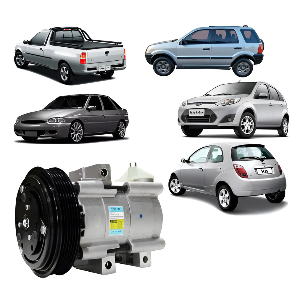 Compressor Ar Condicionado Ecosport / Fiesta /courier Delphi Compressor Ar Condicionado Ecosport / Fiesta /courier Delphi