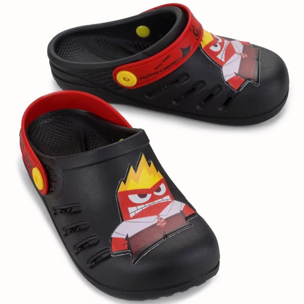 Babuche Disney Ready Divertida Mente Menino – Preto e Vermelho Babuche Disney Ready Divertida Mente Menino – Preto e Vermelho